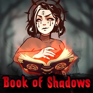 Book of Shadows fra Nolimit City: mørk bokautomat der tre bøker gir ti gratisspinn med utvidende symboler